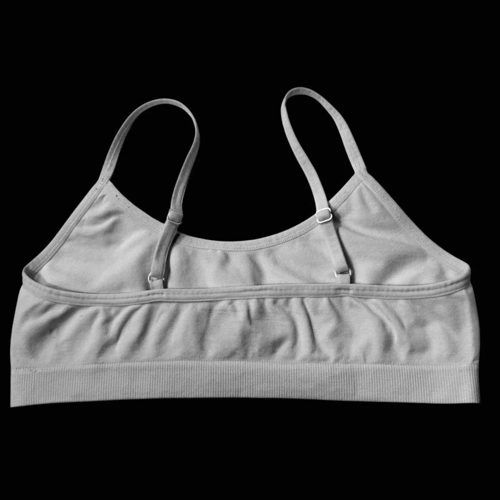 Nordstrom Girls Seamless Bralette Set of 3 White Medium/Large